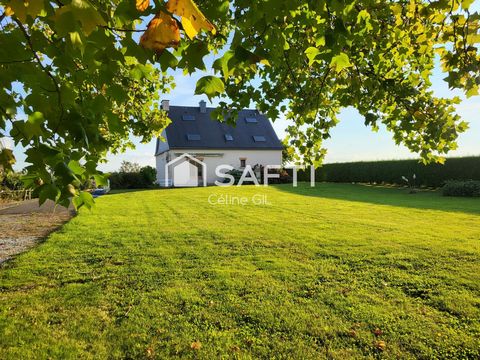 Maison familiale lumineuse avec beau terrain à 7 min de Josselin