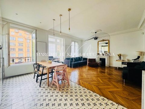 Bel appartement de 91,06 m², deux chambres de style Hausmannien
