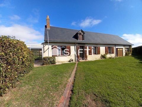 Longère à rajeunir avec combles aménageables, garage, dépendances et terrain