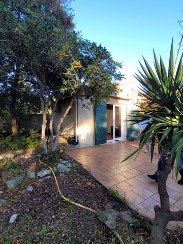 Location meubl&#233;e &#224; l&#39;ann&#233;e, rare sur Sausset les pins avec jardin et terrasse