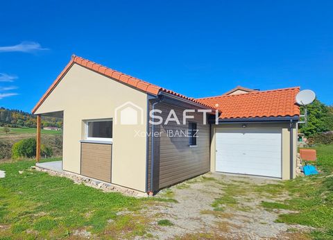 Maison en ossature bois de plein pied sur Chanaleilles (43170)
