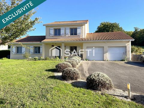 Maison moderne, économe, piscine et double garage
