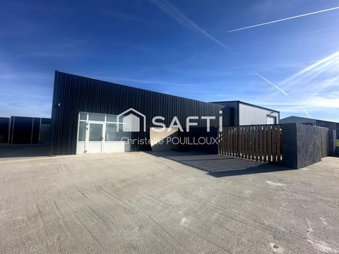 Ensemble de deux grands entrepôts neufs à Benet (2021)