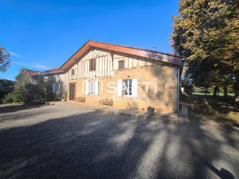 Maison gasconne de caractère au cœur du Bas-Armagnac (GERS)
