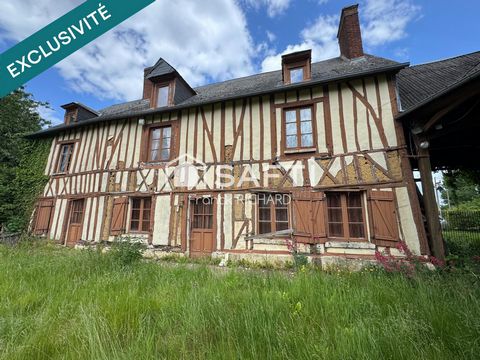 Maison à restaurer avec dépendances – 2800 m² de terrain – proche Saint-Arnoult