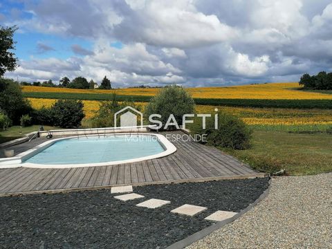Maison de campagne 7 pièces avec piscine et jardin