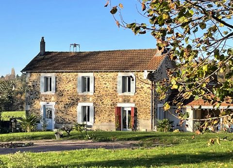 Situated just next to a beautiful 17th century chateau, this 1880s stone cottage has been lovingly restored and offers a modern fitted-kitchen and large living room on the ground floor. Upstairs are three good-sized bedrooms and two bathrooms. A cell...