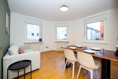 The apartment is located in a quiet district of Würzburg. In a few minutes you can reach the city center by public transport. In addition, the Main River is only a few meters away from the apartment.