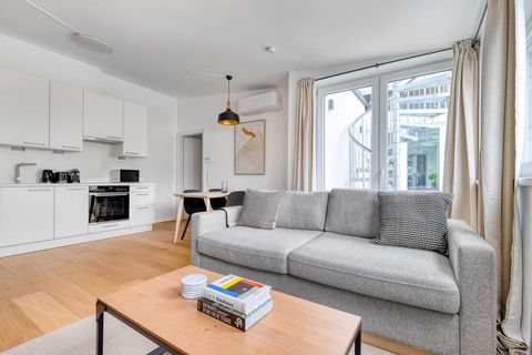 For stays longer than 1 month, we offer custom pricing. Please reach out for an exact quote! Discover the best of Vienna, with this modern apartment in a great location. It’ll be easy to simply show up and start living in this fashionably furnished a...