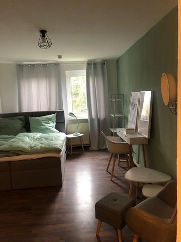 freshly renovated,cozy newly furnished apartment.bed and other furniture and furnishings,such as kitchen equipment,towels everything brand new! Equipment queen size bed,TV,desk,clothes rack,armchair with table,complete kitchenette with 2 hotplates,mi...