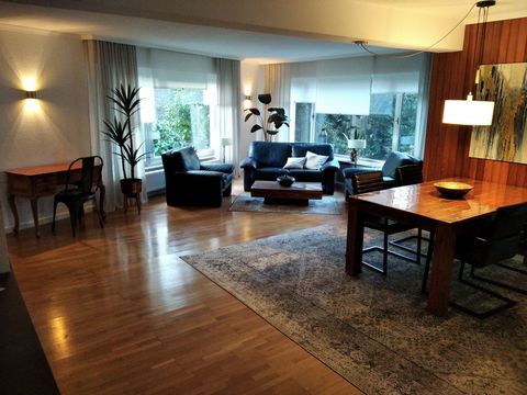 Modern and high-quality furnished ground floor apartment with its own terrace on the sunny side in a very well-maintained detached two-family house in the countryside on the city limits of Cologne. The S-Bahn Line 1 to Cologne is in the immediate vic...