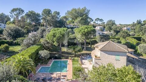 Discover this magnificent Provencal villa nestled in a sought-after residential area, offering absolute serenity and in a impeccable condition. On the ground floor you'll find an elegant entrance hall, a spacious living room with open fireplace, a co...