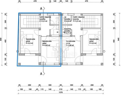 Location: Istarska županija, Poreč, Poreč. Poreč area, interesting semi-detached house in a quiet place In a quiet Istrian place, the construction of this interesting semi-detached house is planned. The gross area of the house will be 115 m2, while i...