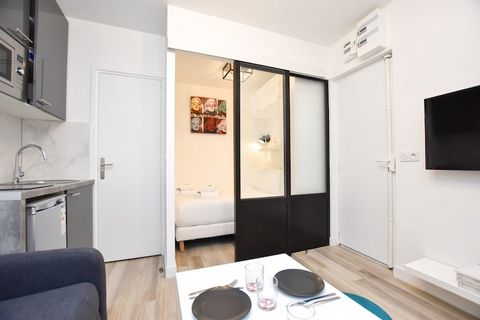 Checkmyguest vous propose cet appartement T2 de 17 m², idéalement situé dans le 14ème arrondissement de Paris. Profitez d'un espace cosy à deux pas du Parc Montsouris, offrant un cadre charmant et pratique pour découvrir la capitale. La situation géo...