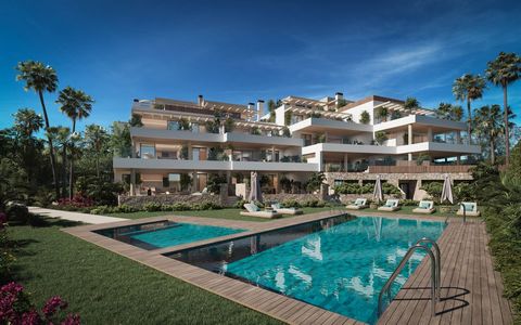 Discover modern coastal living in Marbella, with this boutique complex of twelve stunning 3 and 4 bedroom flats and penthouses, each with spacious terraces and panoramic views over lush pine canopies, golf courses, and the shimmering Mediterranean. L...