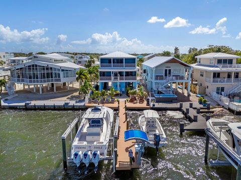 Never ending open water Bay views will be yours from this solid concrete waterfront home, offering 3 bedrooms and 3 bathrooms, with a 60 foot composite decked pier dock, that includes a 24,000 pound boat lift and a 7,000 pound boat lift. Impeccable s...