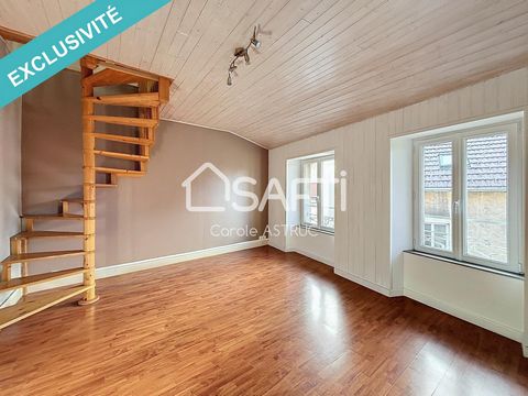 Situé dans la charmante ville de Pontarlier (25300), cet appartement en duplex d'environ 56m² offre un cadre de vie agréable et paisible. Pontarlier, réputée pour son ambiance conviviale, bénéficie d'une situation géographique privilégiée, proche des...