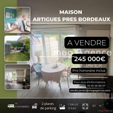 Maison en duplex 64M2 Artigues Près Bordeaux