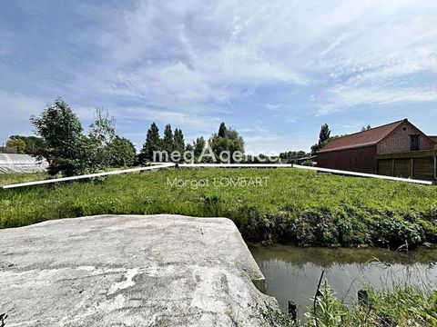 Terrain constructible à Isbergues – 1 069 m² avec belle façade et cadre bucolique !