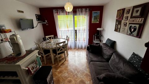 STUDIO DE 21m2 avec balcon et casier à ski offrant une belle vue