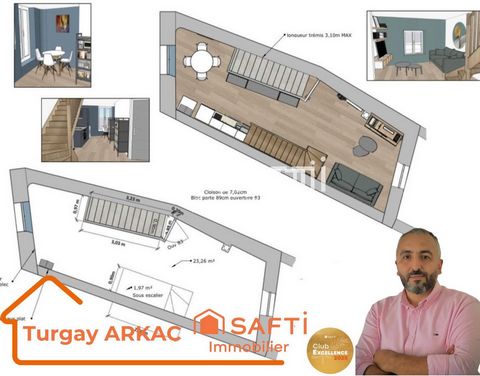 local commercial + appartement - à rénover en plein centre piétonnier de La Tour-du-Pin