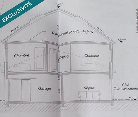 MaIson bien située.