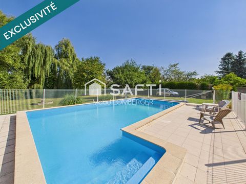 Propriété 215 m² hab. en bord de Saône avec piscine