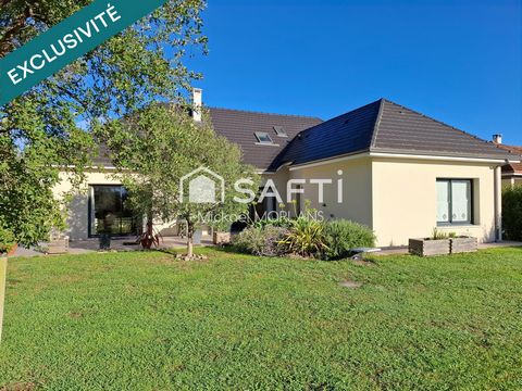 Maison contemporaine 2017, 173m2, 6 pièces, 4 chambres, vue montagne
