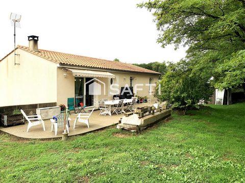 Maison de 1988 à fort potentiel – Sous-sol aménageable et jardin de 1400 M² – Thénac