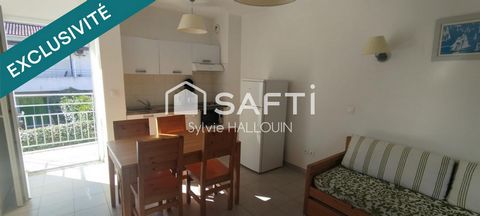 Appt F2 accès direct mer 34 m² balcon parking