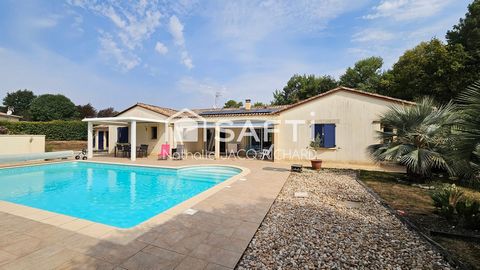 CONTEMPORAINE 150 m² hab, 4chs, bureau, piscine, terrain 2127 m