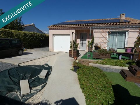 Villa plain pied 4 faces d'environ 90 m² 3 chambres sur terrain arboré de 400 m²