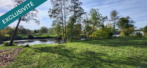 Au calme beau terrain de loisirs bord rivière