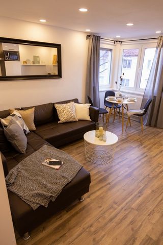 The 2 room apartment for rent is located on the 1st floor of an older 3 family house. It was completely renovated from scratch in 2018/19. During the renovation, a lot of love was put into details and very high quality work. The chic apartment is ful...