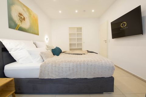 Our loving, barrier-free and modern, bright 2 ZKB holiday apartment is located in the state capital of Saarbrücken. Ideal for switching off and enjoying. The apartment consists of a living room with an open, fully equipped kitchen, a bathroom with a ...