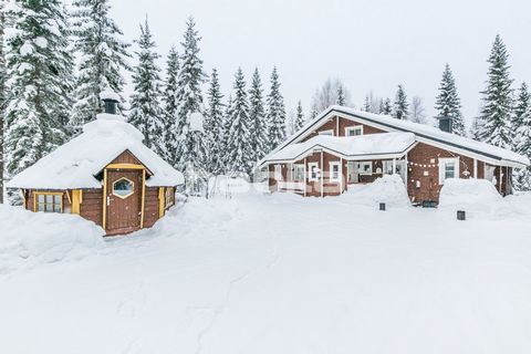 A semi-detached house with two 52.5m² apartments for sale on its own plot next to the Paljakka ski resort. Bedroom, kitchen, separate dining room and living room with spacious room height. The loft provides more living and sleeping space. The plot al...