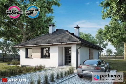 SINGLE-STOREY DETACHED HOUSE WITH GARDEN COMMISSIONING DATE - SEPTEMBER 2024 POSSIBILITY FOR FOREIGNERS TO PURCHASE WITHOUT APPLYING FOR A PERMIT FROM THE MINISTRY LOCATION The property is located in Różyny, Pszczółki commune, near Pruszcz Gdański. I...