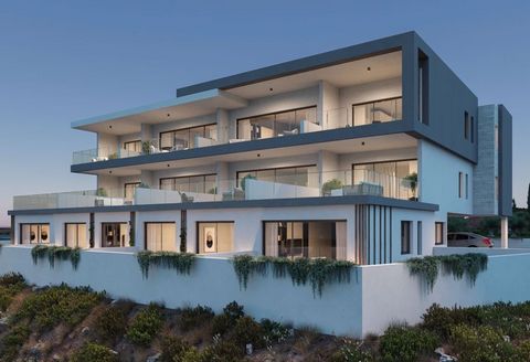 One Bedroom Apartment For Sale in Kissonerga, Paphos - Title Deeds (New Build Process) A unique residential project set in the sought-after location of Kissonerga, Paphos, offering unobstructed views of the sea. A fancy coastal development that eleva...