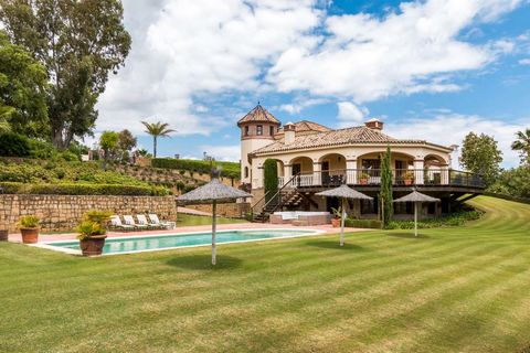 This beautiful home is surrounded by the golf course and located in Sotogrande Alto. Built by well respected Sotogrande architect Wilco Meeuwis, for the current owners, this wonderful villa features all of the main living areas on the principal floor...