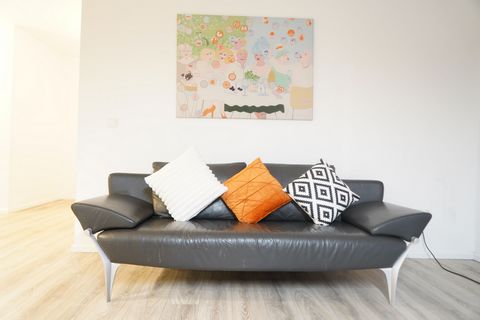 The spacious 3-bedroom apartment with floor heating is right next to Berlin. Ideal for families or groups of up to 7 people. The apartment is on the ground floor and features a terrace. Which equipped with a BBQ and outdoor dining area. Inside, you'l...