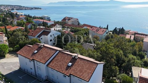 Location: Primorsko-goranska županija, Crikvenica, Crikvenica. In un'ottima posizione, a 100 metri dalla spiaggia, sono in vendita appartamenti in un edificio nuovo da un investitore verificato. Al piano interrato si trovano garage e ripostigli, di c...