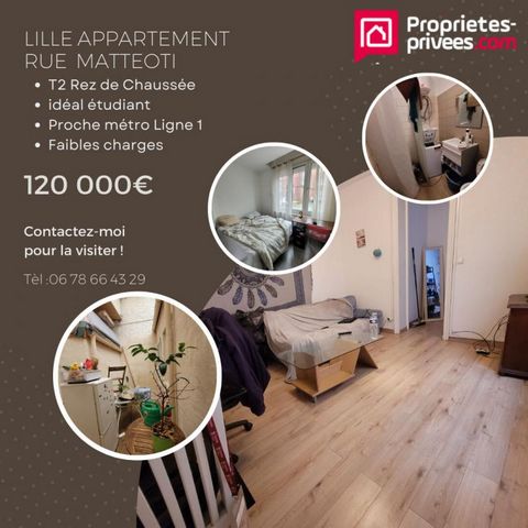 Corinne DEFRANCE de Propriétés Privées vous propose cet appartement T2 au Rez de chaussée d'une petite copropriété, avec une pièce de vie et sa cuisine ouverte, une chambre très lumineuse, une salle de bains et une petite cour. L'appartement se situe...