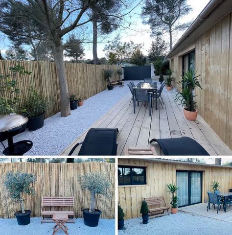 Vend 2 chalets/mobilhome avec terrain sur la Ciotat