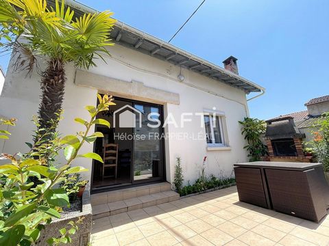 Échoppe non mitoyenne – Jardin avec terrasse, cabanon, stationnement & potentiel pro
