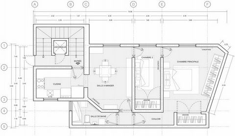 Appartement F3 modulable en F2 – Paris 7e, Gros-Caillou