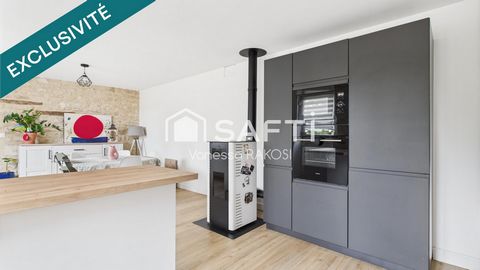 Maison familiale rénovée avec 3 chambres, jardin clos.