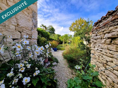 Maison de bourg - 2 chambres - Garage - Chai - Jardin
