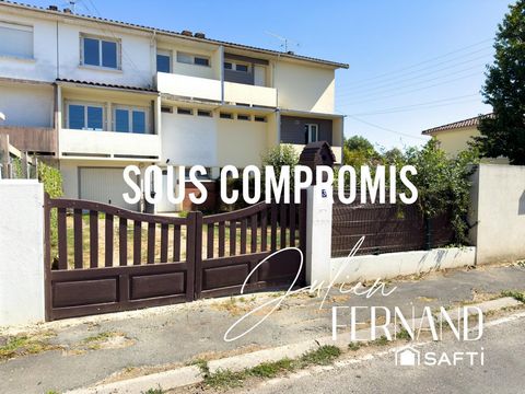 Maison de ville sur 3 niveaux avec garage & jardin