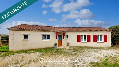 Maison contemporaine de plain pied de 120 m² sur 2582 m² de parc clôturé