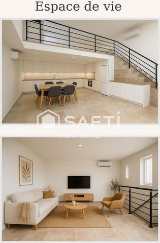 Maison de village T4 (150m2) entièrement rénovée au coeur de Trets